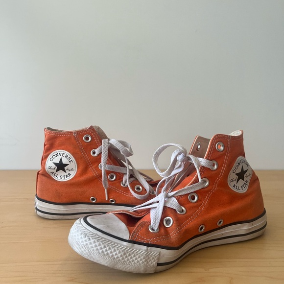 Converse Vibrant Orange Sneakers - Picture 1 of 7